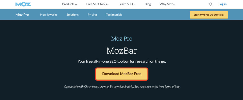 MozBarの導入方法